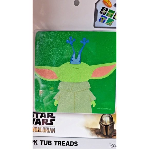 New Star Wars The Mandalorian Baby Yoda 5-pack Tub Treads - Picture 2 of 4